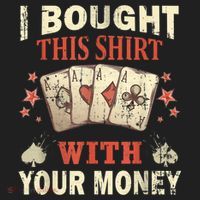 Funny Gambling I Poker Card Player Gaming Icon Tee Hat thumb 2