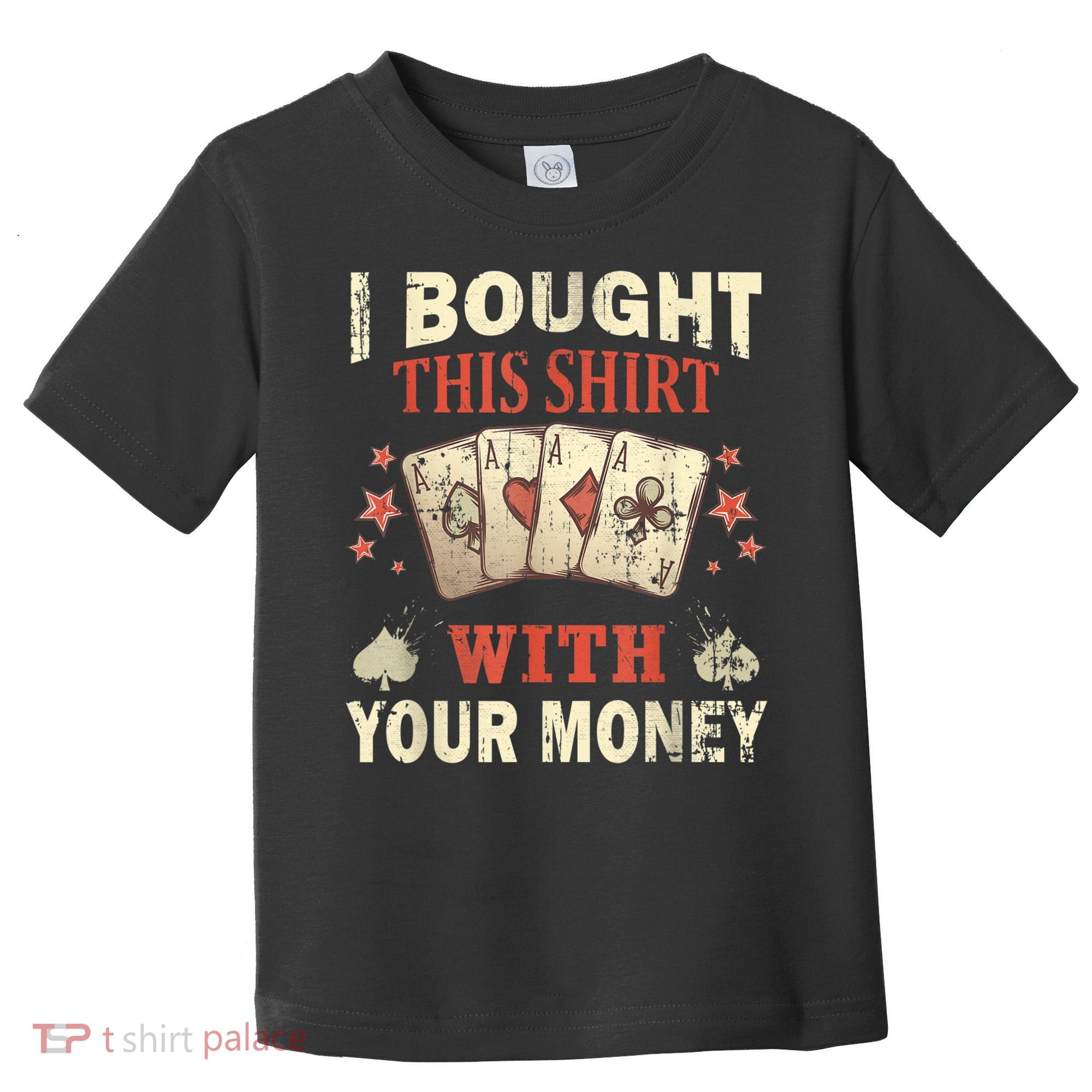 Funny Gambling I Poker Card Player Gaming Icon Tee Toddler T-Shirt