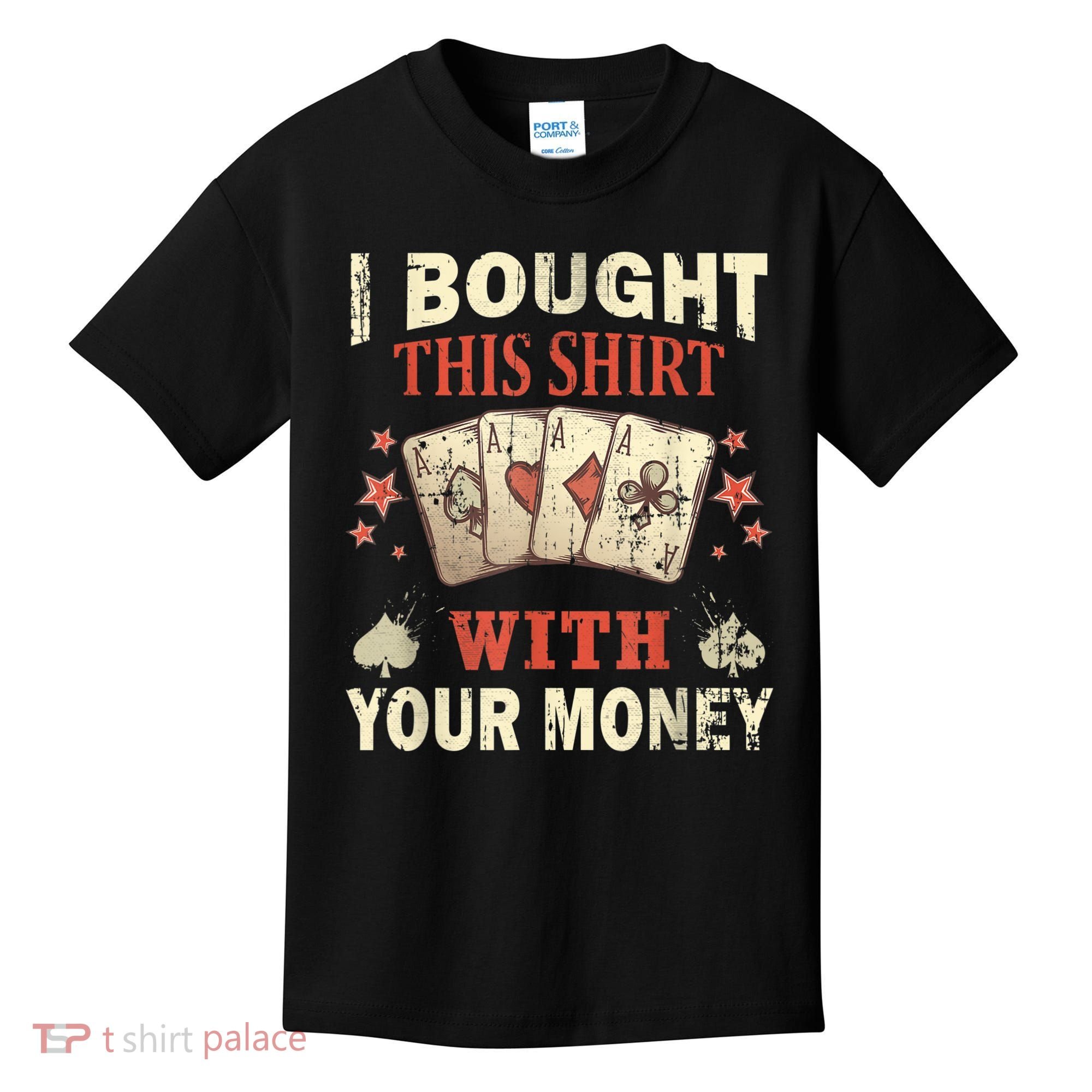Funny Gambling I Poker Card Player Gaming Icon Tee Kids T-Shirt