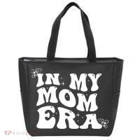Funny Groovy In My Mom Era Tote Bag thumb 0