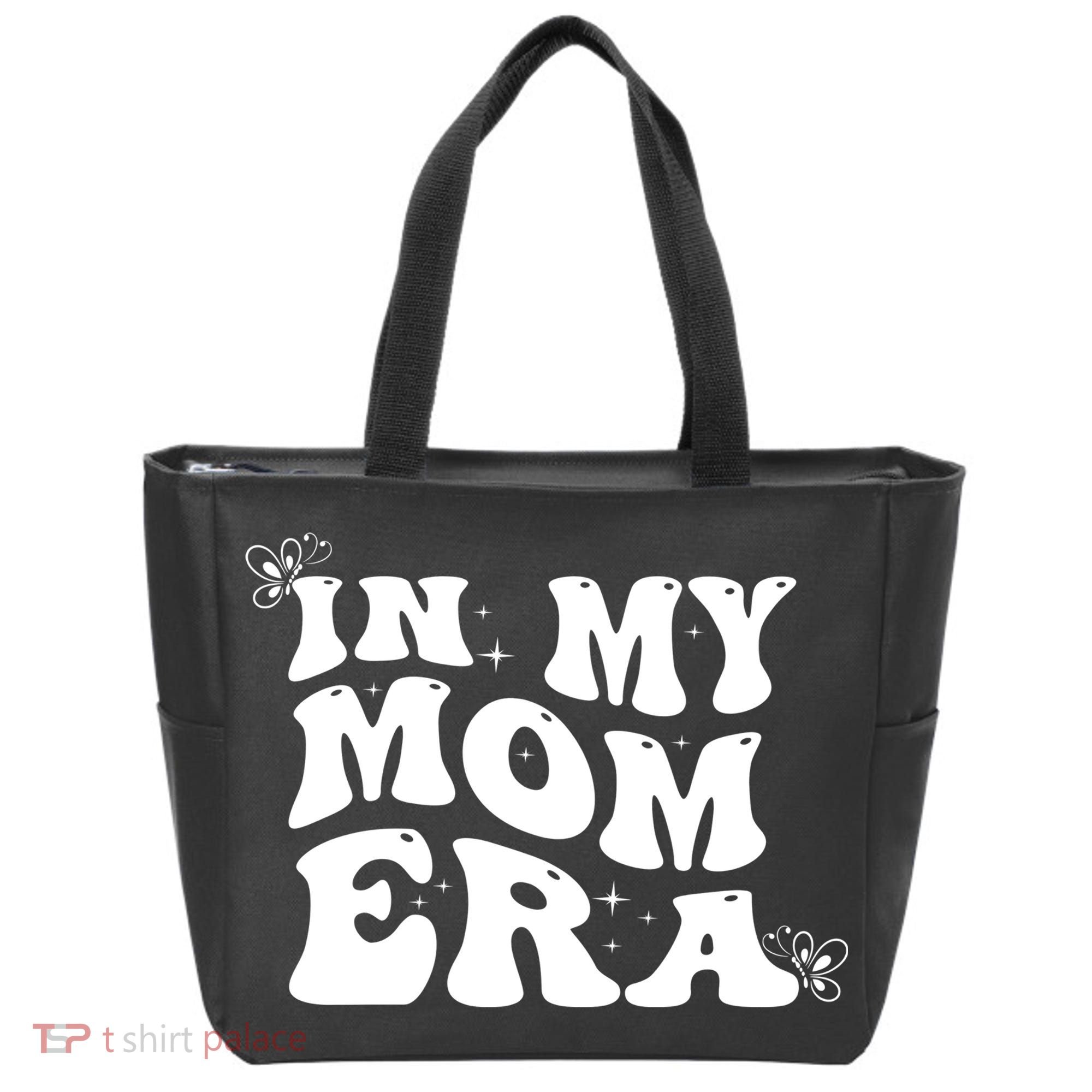Funny Groovy In My Mom Era Tote Bag