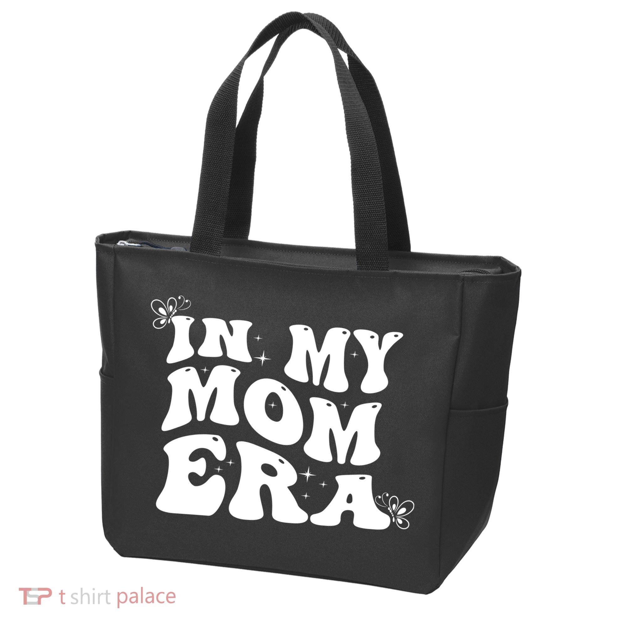 Funny Groovy In My Mom Era Tote Bag