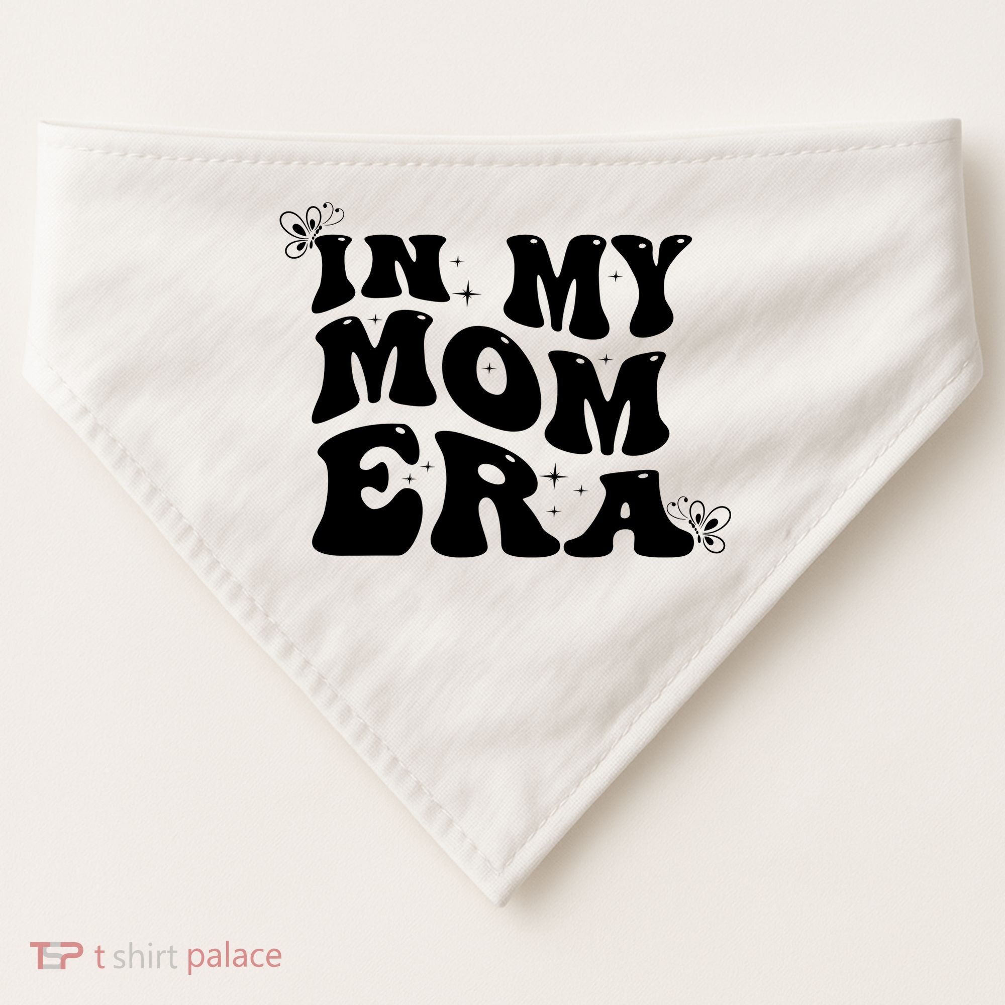 Funny Groovy In My Mom Era USA-Made Doggie Bandana