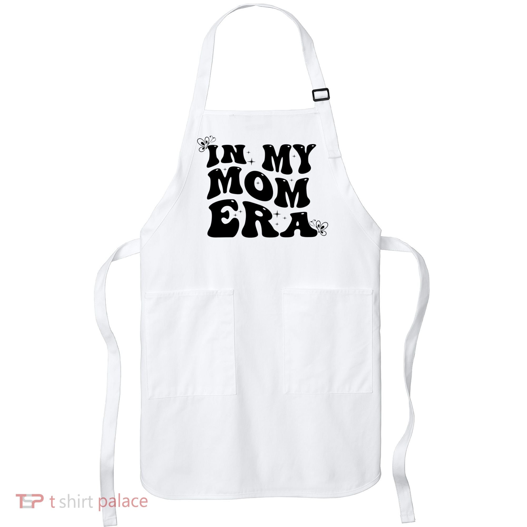 Funny Groovy In My Mom Era Apron