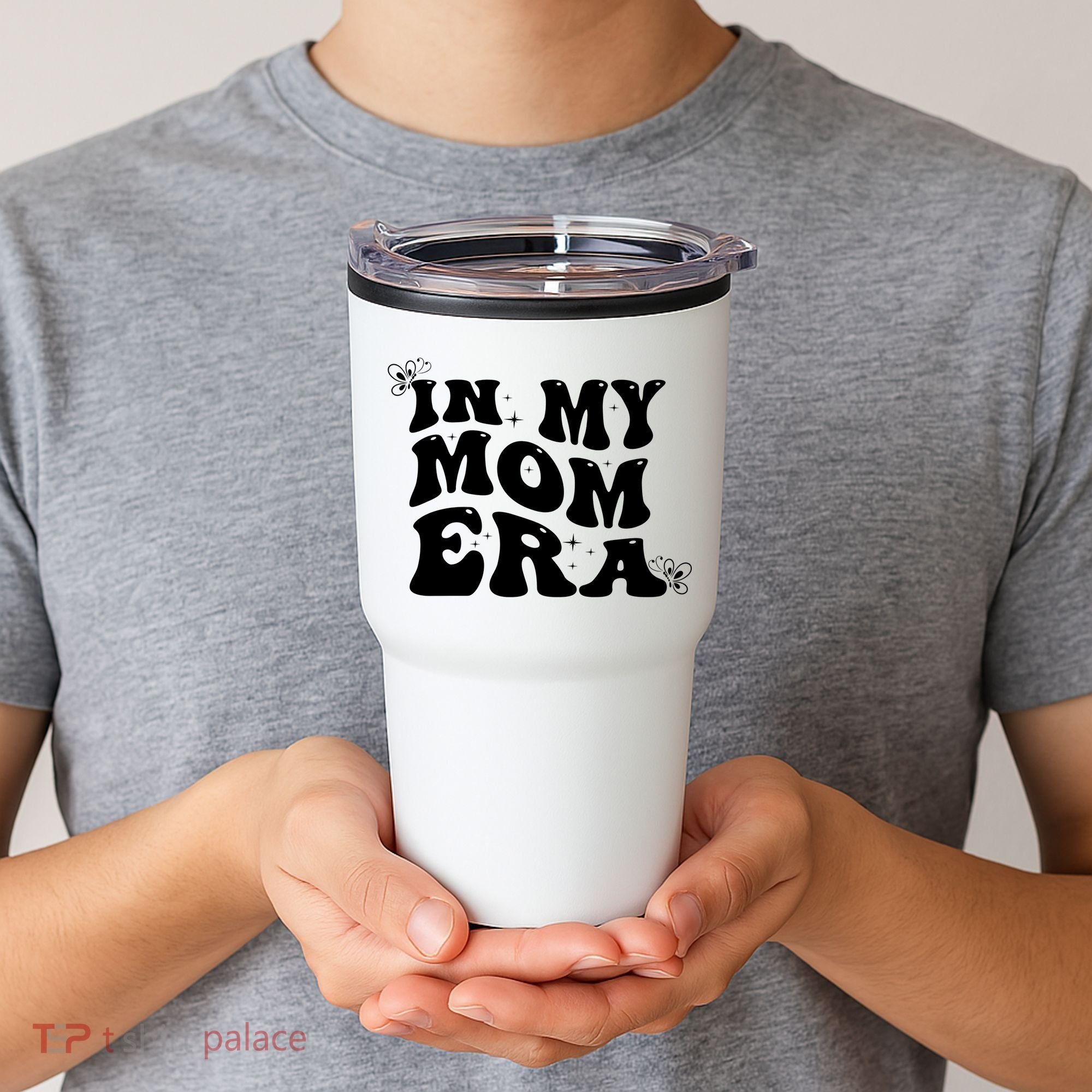 Funny Groovy In My Mom Era Tumbler