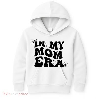 Funny Groovy In My Mom Era Kids Hoodie