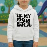 Funny Groovy In My Mom Era Kids Hoodie thumb 3