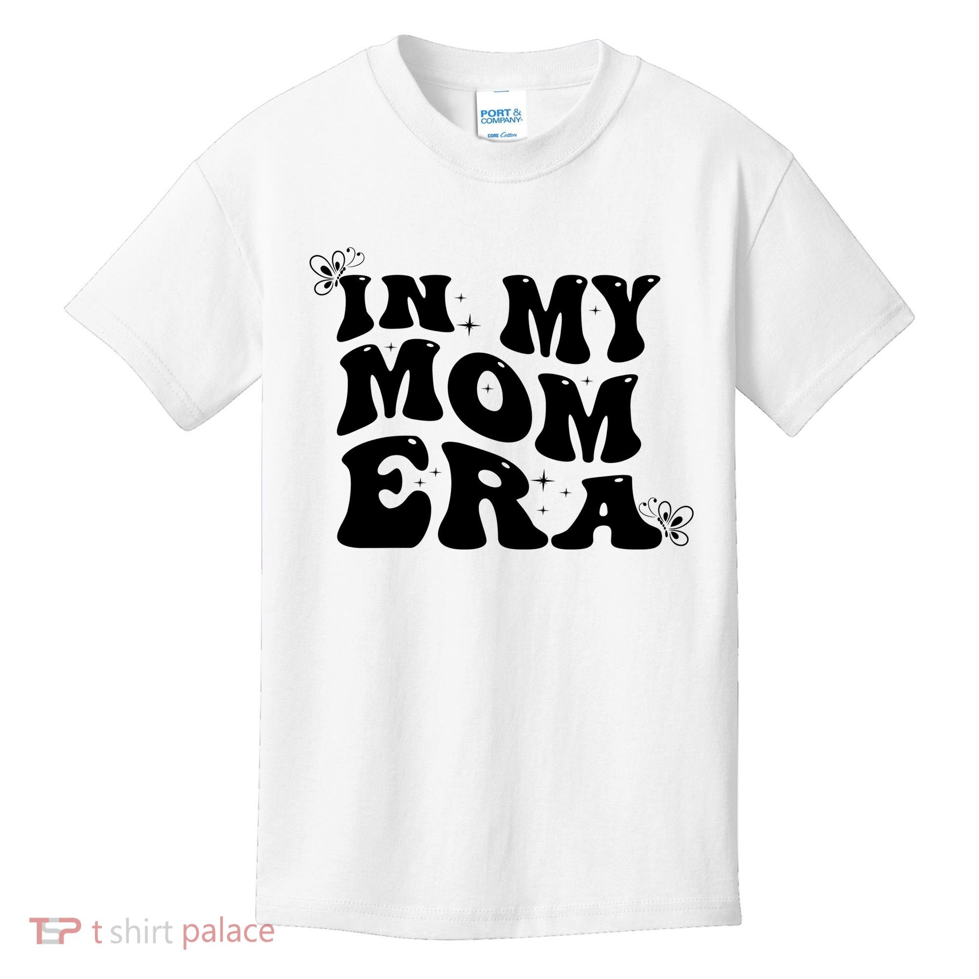 Funny Groovy In My Mom Era Kids T-Shirt