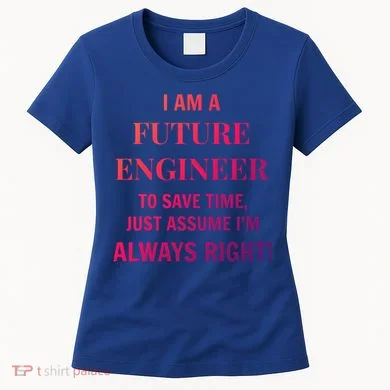 Funny Gift Idea Future Engineer Engineering Major Gift Women's T-Shirt