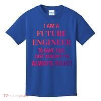 Funny Gift Idea Future Engineer Engineering Major Gift Kids T-Shirt thumb 0