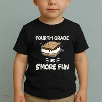 Fourth Grade Is Smore Fun Back To School Teacher Toddler T-Shirt thumb 2