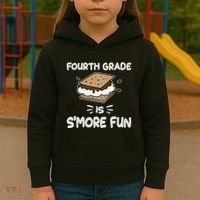 Fourth Grade Is Smore Fun Back To School Teacher Kids Hoodie thumb 3