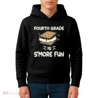 Fourth Grade Is Smore Fun Back To School Teacher Kids Hoodie thumb 4