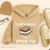 Fourth Grade Is Smore Fun Back To School Teacher Hoodie thumb 4