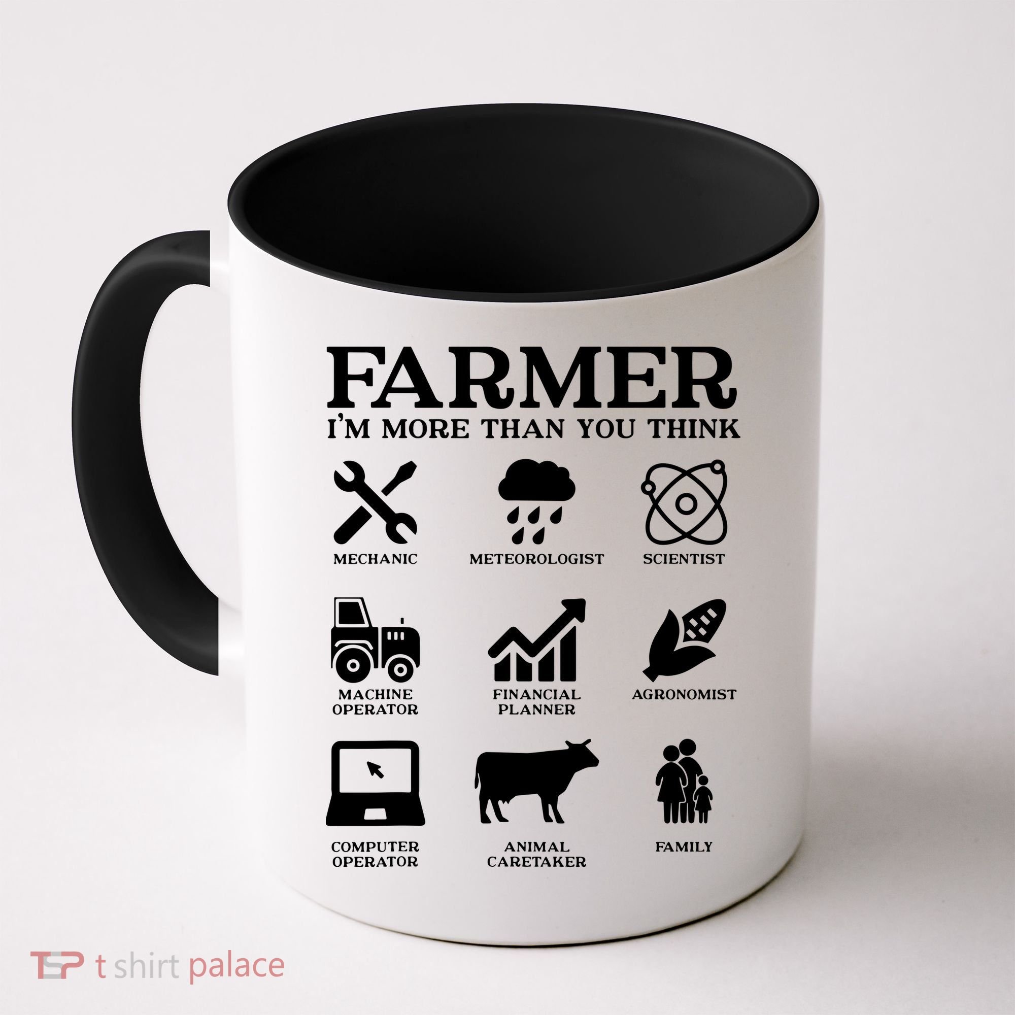 Farmer Gift Idea Farming Agriculture Patriotic Farmer Coffee Mug
