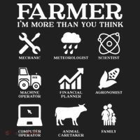 Farmer Gift Idea Farming Agriculture Patriotic Farmer Tumbler thumb 3