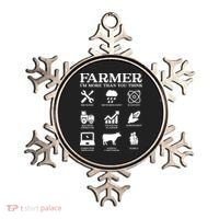 Farmer Gift Idea Farming Agriculture Patriotic Farmer Ornament thumb 0