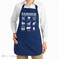 Farmer Gift Idea Farming Agriculture Patriotic Farmer Apron thumb 2