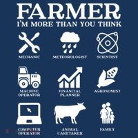 Farmer Gift Idea Farming Agriculture Patriotic Farmer Baby Bodysuit thumb 2