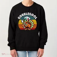 Funny Gobblegool Italian Gobble Turkey Day Fall Thanksgiving Women's Sweatshirt thumb 0