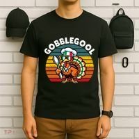 Funny Gobblegool Italian Gobble Turkey Day Fall Thanksgiving T-Shirt thumb 6