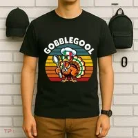 Funny Gobblegool Italian Gobble Turkey Day Fall Thanksgiving T-Shirt thumb 6
