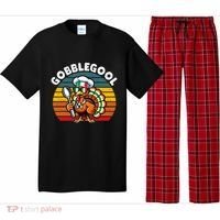 Funny Gobblegool Italian Gobble Turkey Day Fall Thanksgiving Pajama Set thumb 0