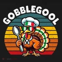Funny Gobblegool Italian Gobble Turkey Day Fall Thanksgiving Women's Hoodie thumb 2