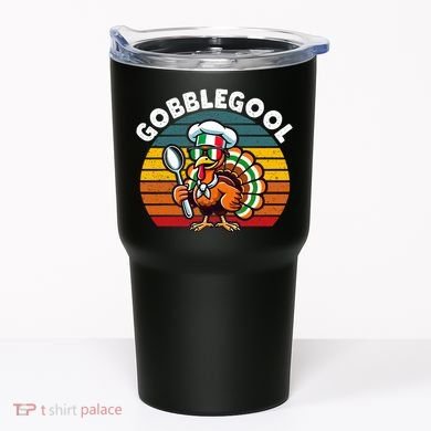 Funny Gobblegool Italian Gobble Turkey Day Fall Thanksgiving Tumbler