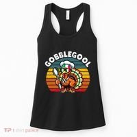 Funny Gobblegool Italian Gobble Turkey Day Fall Thanksgiving Women's Tank Top thumb 0
