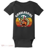 Funny Gobblegool Italian Gobble Turkey Day Fall Thanksgiving Baby Bodysuit thumb 0