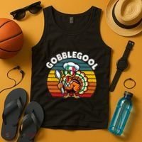 Funny Gobblegool Italian Gobble Turkey Day Fall Thanksgiving Tank Top thumb 4