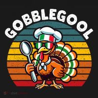Funny Gobblegool Italian Gobble Turkey Day Fall Thanksgiving Tank Top thumb 6