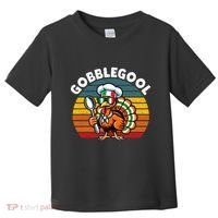 Funny Gobblegool Italian Gobble Turkey Day Fall Thanksgiving Toddler T-Shirt thumb 0