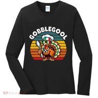 Funny Gobblegool Italian Gobble Turkey Day Fall Thanksgiving Women's Long Sleeve Shirt thumb 0