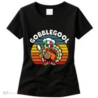 Funny Gobblegool Italian Gobble Turkey Day Fall Thanksgiving Women's T-Shirt thumb 0
