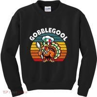 Funny Gobblegool Italian Gobble Turkey Day Fall Thanksgiving Kids Sweatshirt thumb 0