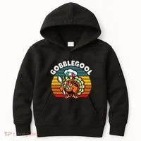 Funny Gobblegool Italian Gobble Turkey Day Fall Thanksgiving Kids Hoodie thumb 0