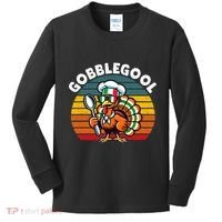 Funny Gobblegool Italian Gobble Turkey Day Fall Thanksgiving Kids Long Sleeve Shirt thumb 0