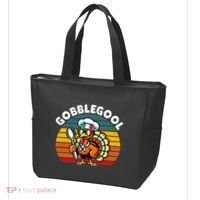 Funny Gobblegool Italian Gobble Turkey Day Fall Thanksgiving Tote Bag thumb 3