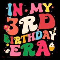 Funny Groovy In My 3rd Birthday Era Three Years Old Birthday Coffee Mug thumb 5