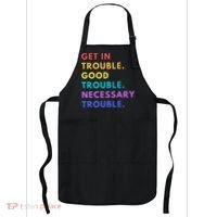 Funny Get In Good Necessary Trouble Apron thumb 0
