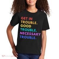 Funny Get In Good Necessary Trouble Kids T-Shirt thumb 2
