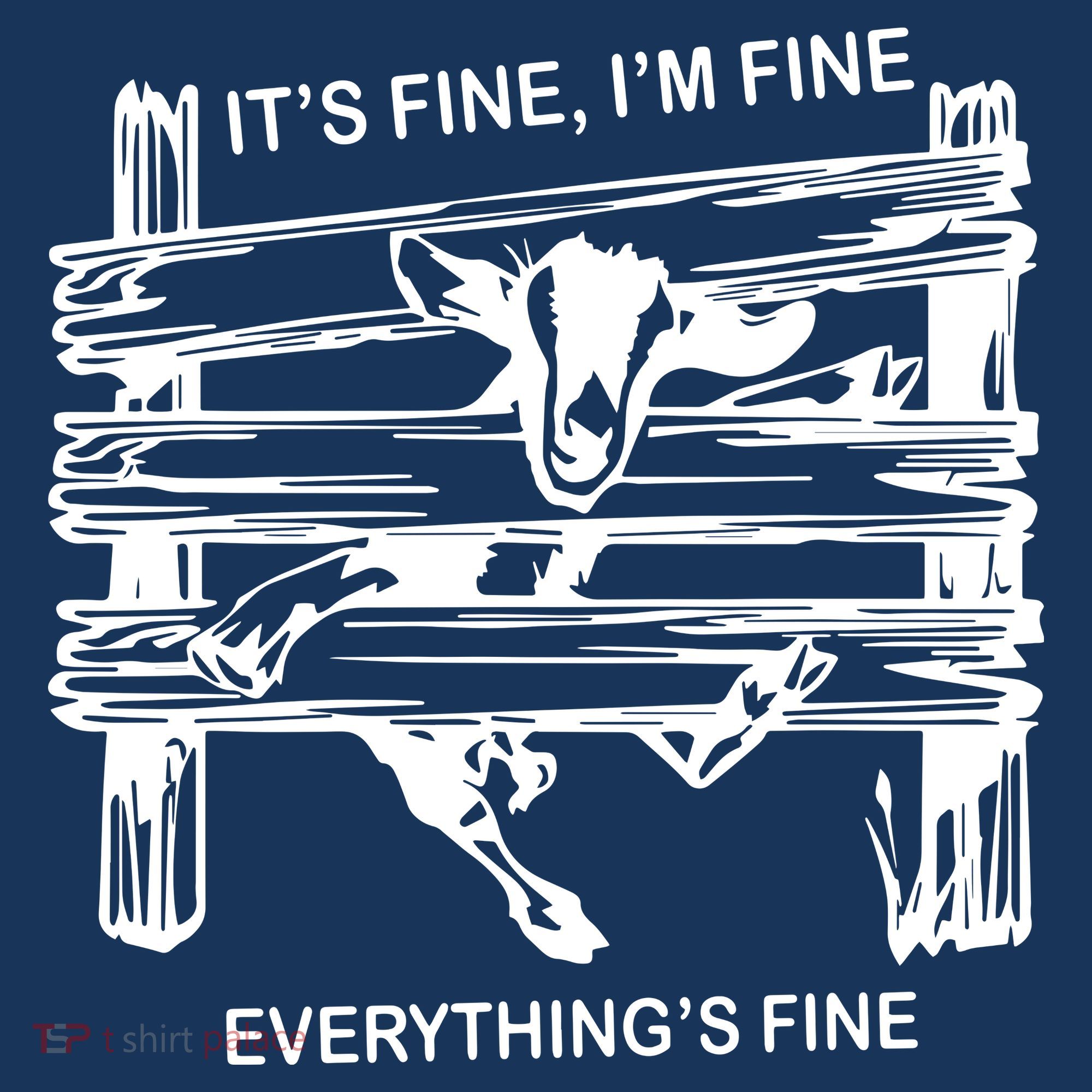 Funny Goat Its Fine Im Fine Everything Is Fine Beanie