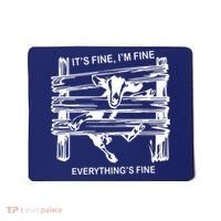 Funny Goat Its Fine Im Fine Everything Is Fine Mousepad thumb 0