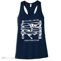 Funny Goat Its Fine Im Fine Everything Is Fine Women's Tank Top thumb 0
