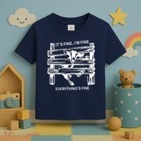 Funny Goat Its Fine Im Fine Everything Is Fine Toddler T-Shirt thumb 3