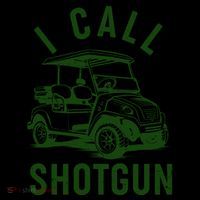 Funny Golfing I Call Shotgun Golf Cart Coffee Mug thumb 5