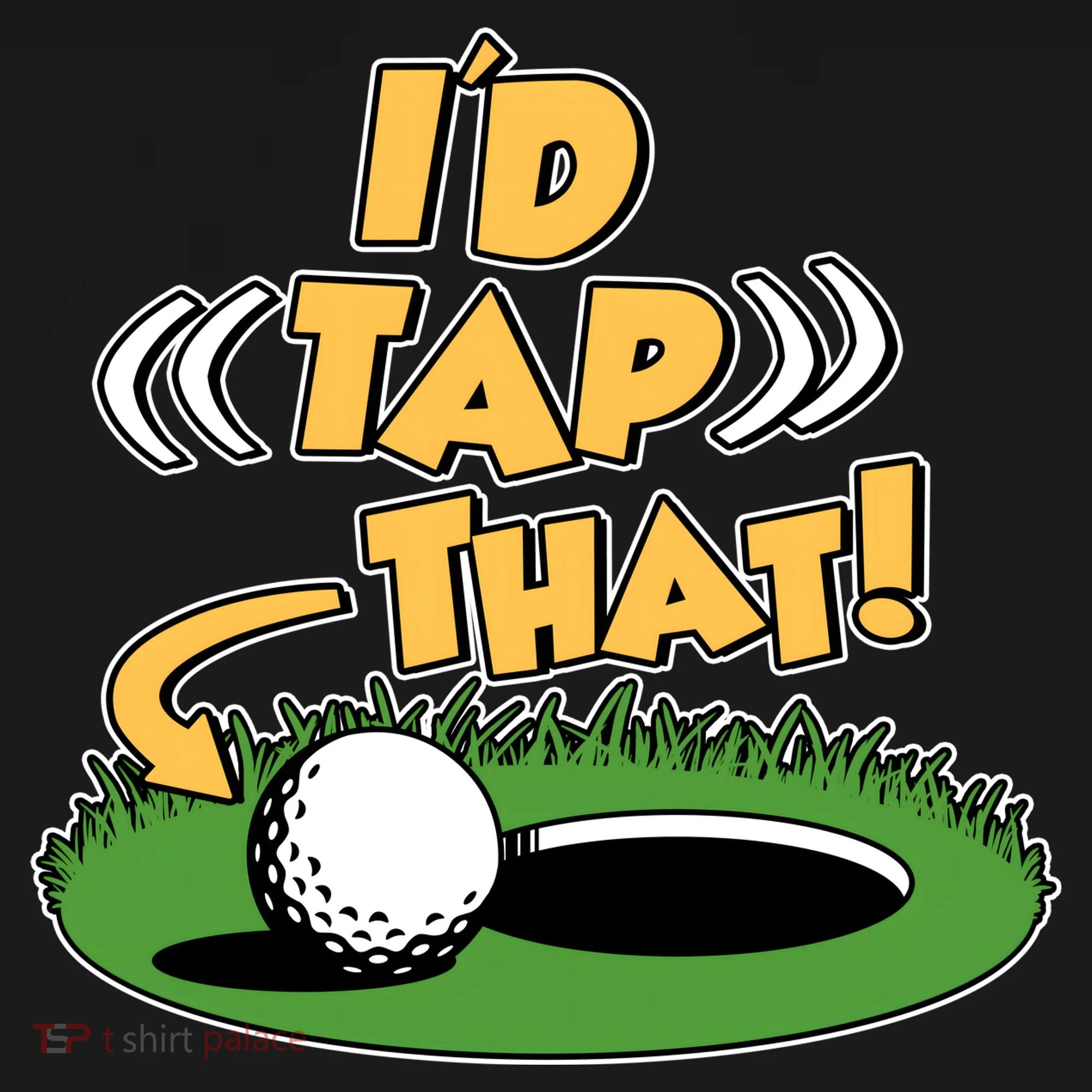 Funny Golfing Id Tap That Doggie Tank
