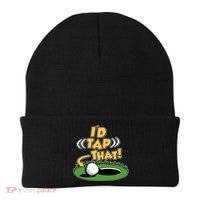 Funny Golfing Id Tap That Beanie thumb 0